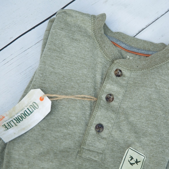 Outdoorlife Sueded Henley Shirt 